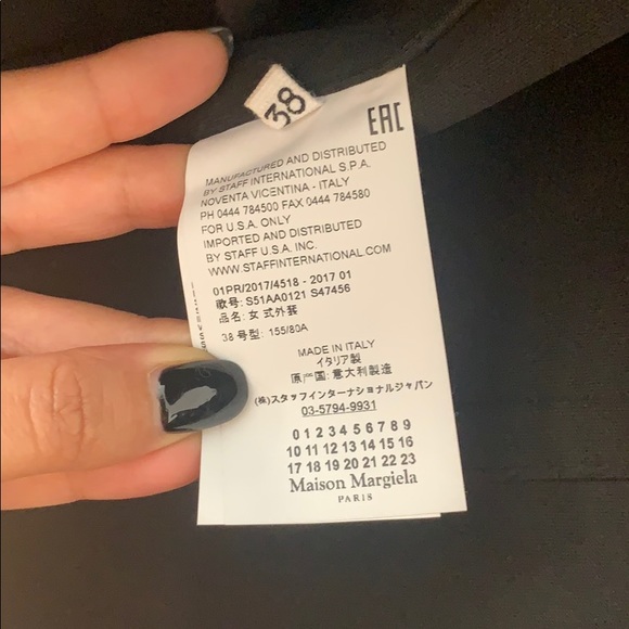 Maison Margiela Paris Black Coat - Picture 5 of 7